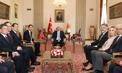 Kurtulmuş, Çin Ulusal Halk Kongresi Daimi Komitesi Başkan Yardımcısı Şiao'yu kabul etti