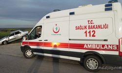 Samsun'da devrilen panelvandaki 2 kişi yaralandı