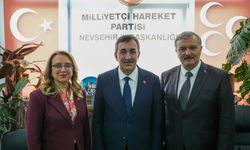 Cumhurbaşkanı Yardımcısı Yılmaz'dan MHP Nevşehir İl Başkanlığına ziyaret