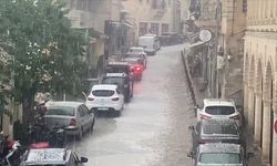 Mardin'de dolu ve sağanak etkili oldu