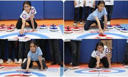 Dezavantajlı mahalledeki sporcu kızların Floor Curling'de hedefi Türkiye şampiyonluğu