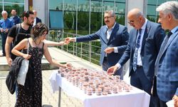 Tekirdağ'da öğrencilere "Türk Mutfağı Haftası" kapsamında Hayrabolu tatlısı dağıtıldı