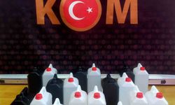 Bartın’da 90 litre sahte alkol yakalandı