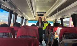 Iğdır’da Kurban Bayramı öncesi yolcu otobüslerinde trafik denetimi yapıldı