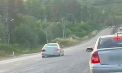 Trafik güvenliğini tehdit eden sürücünün ehliyetine el konuldu