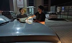 Sinop’ta yaralı halde bulunan leylek tedavi altına alındı
