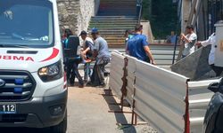 Yüksekten düşen işçi yaralandı