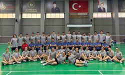 Erzincanlı badmintoncular uluslararası maçlara katılmak için kampa girdi