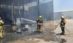 Balıkesir toptancı sebze halinde korkutan yangın