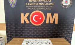 Nevşehir’de 157 parça tarihi eser ele geçirildi