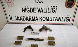 Niğde'de ruhsatsız silah operasyonunda 16 zanlı yakalandı