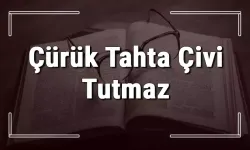 "Çürük Tahta Çivi Tutmaz" Atasözü Ne Anlatır? Güvenilmez Kişilere Yatırım Yapmanın Sonuçları