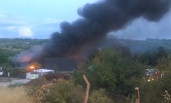 Çorum’da fidanlıkta çıkan yangına itfaiye müdahale etti