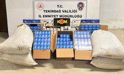 Tekirdağ'da 273 bin 600 makaron ve 800 kilogram kaçak tütün ele geçirildi