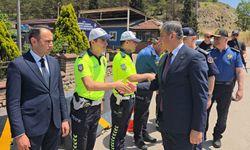 Karabük Valisi Yavuz, trafik denetimlerine katıldı