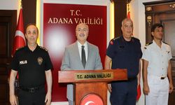Adana Valisi Köşger, mayıstaki asayiş olaylarını değerlendirdi