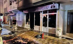 Hatay'da Motosiklet Tamir Atölyesinde Yangın Paniği