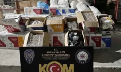 Adana'da 6 milyon 500 bin makaron ele geçirildi