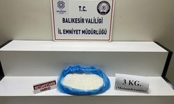 Balıkesir'deki operasyonda 3 kilogram sentetik uyuşturucu ele geçirildi