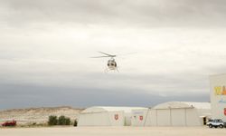 Eskişehir'de kırsal mahalle sakinleri uçak ve helikopterle uçuş tecrübesi yaşadı