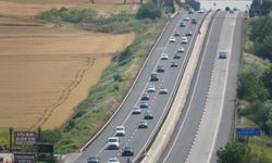 İstanbul-Tekirdağ kara yolunda bayram hareketliliği