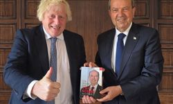 KKTC Cumhurbaşkanı Ersin Tatar, eski İngiltere Başbakanı Boris Johnson ile görüştü
