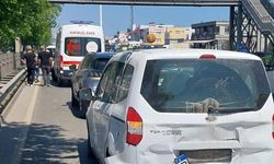 Samsun'da 4 aracın karıştığı trafik kazasında 2 kişi yaralandı