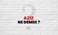 Aziz Ne Demek?