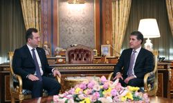 Türkiye'nin Erbil Başkonsolosu Topçu, IKBY Başkanı Barzani ile görüştü