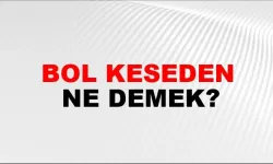 Bol keseden ne demek
