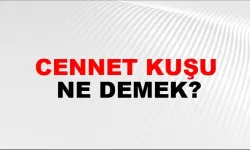 Cennet kuşu ne demek