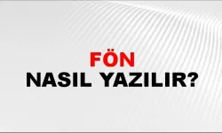 Fön ne demek