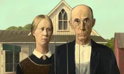 Grant Wood’un “American Gothic” Tablosu