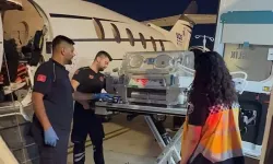 Hatay'da ambulans uçak 10 günlük bebek için havalandı