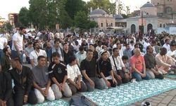 Vatandaşlar Kurban Bayramı namazını Ayasofya’da kıldı
