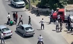 Trafik kazasından sonra çıkan kavgayı polis havaya ateş ederek ayırabildi