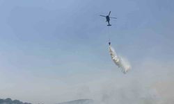 Mardin’de orman yangınına havadan ve karadan müdahale sürüyor