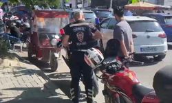 Ters yönden gelen motosiklet sürücüsüne para cezası