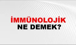 İmmünolojik Ne Demek?