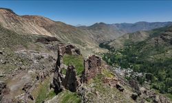 Erzurum'da koruma altındaki Kaleboynu Kalesi, kalıntılarıyla zamana direniyor