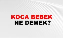 Koca bebek ne demek
