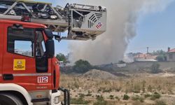 Konya’da metruk binada yangın paniği