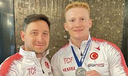 Milli cimnastikçi Mehmet Ayberk Koşak, Özbekistan'daki kupada gümüş madalya kazandı