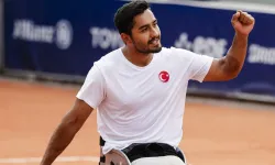 Milli para tenisçi Ahmet Kaplan, Fransa Açık'ta çiftlerde ikinci oldu