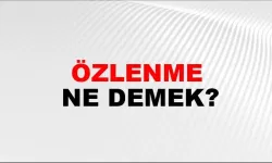 Özlenme ne demek