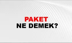 Paket Nedir?
