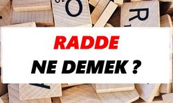 Radde ne demek
