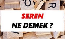 Seren İsminin Anlamı Nedir?