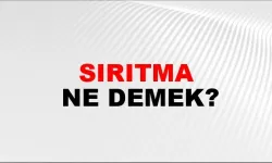 Sırıtma ne demek
