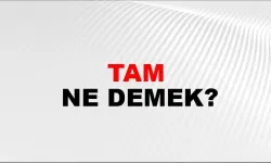 Tam kelimesi nedir